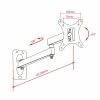 UCHWYT DO TV LED/LCD 13-27 20KG CV-29 regulacja pion i poziom OEM